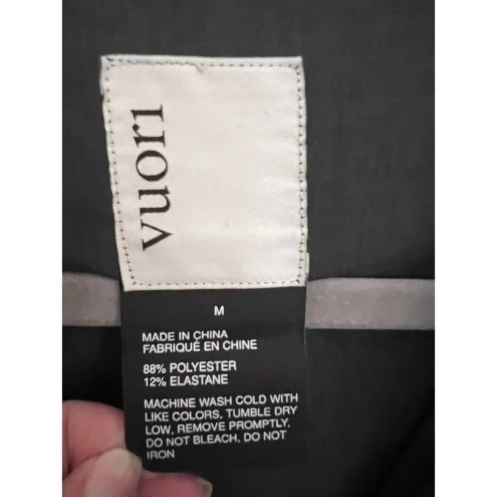 Vuori Outdoor Trainer Shell Full Zip Hooded Jacket Men's M Dark Pewter Athletic